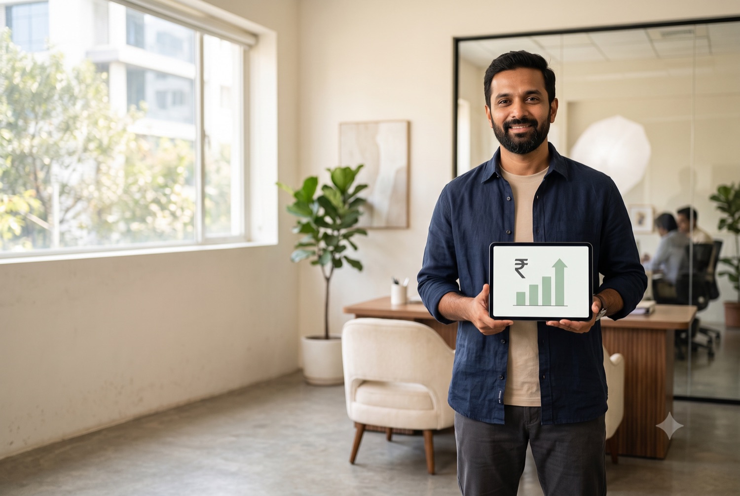 A a real estate brokerage owner with their books handled
